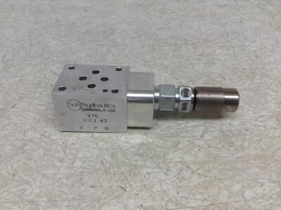 Sun Hydraulics X7G ILE3-A2 Manifold Unit Flow Control DFCA 8DN (TSC)