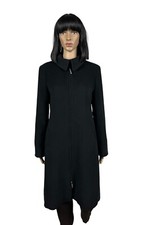 Max&Co Wool-Angora Zip Coat Leather Trim size...