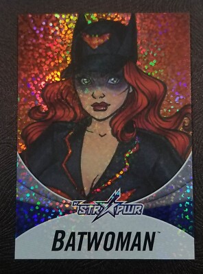 2019 Cryptozoic DC Bombshells 3 STR PWR SILVER BATWOMAN