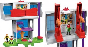 imaginext torre jovens titans