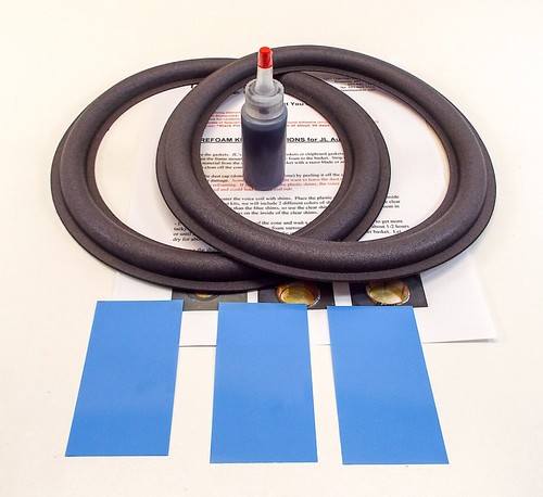 JL Audio 10W3v2 Subwoofer Refoam Kit | Speaker Repair Kit With 3 Foams & Shims | MW Audio