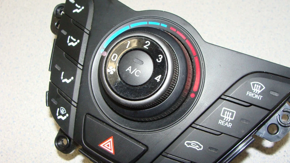 2012-2017 Hyundai Veloster Heater Temperature Climate Control Manual Dull 13 14 - Image 2 of 4