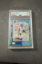 2024 Panini Donruss Optic - Rated Rookie Malik Nabers #271 Aqua Prizm /299 (RC)