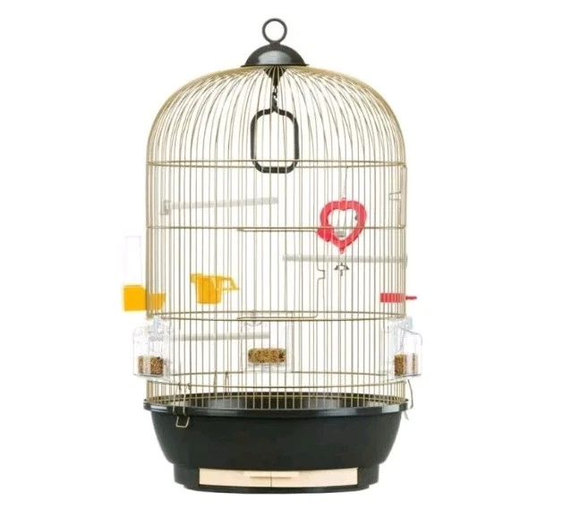 Ferplast Bird Cage Cage for Birds, Canaries, Budgies, Finches, Metal, 40x40x65cm