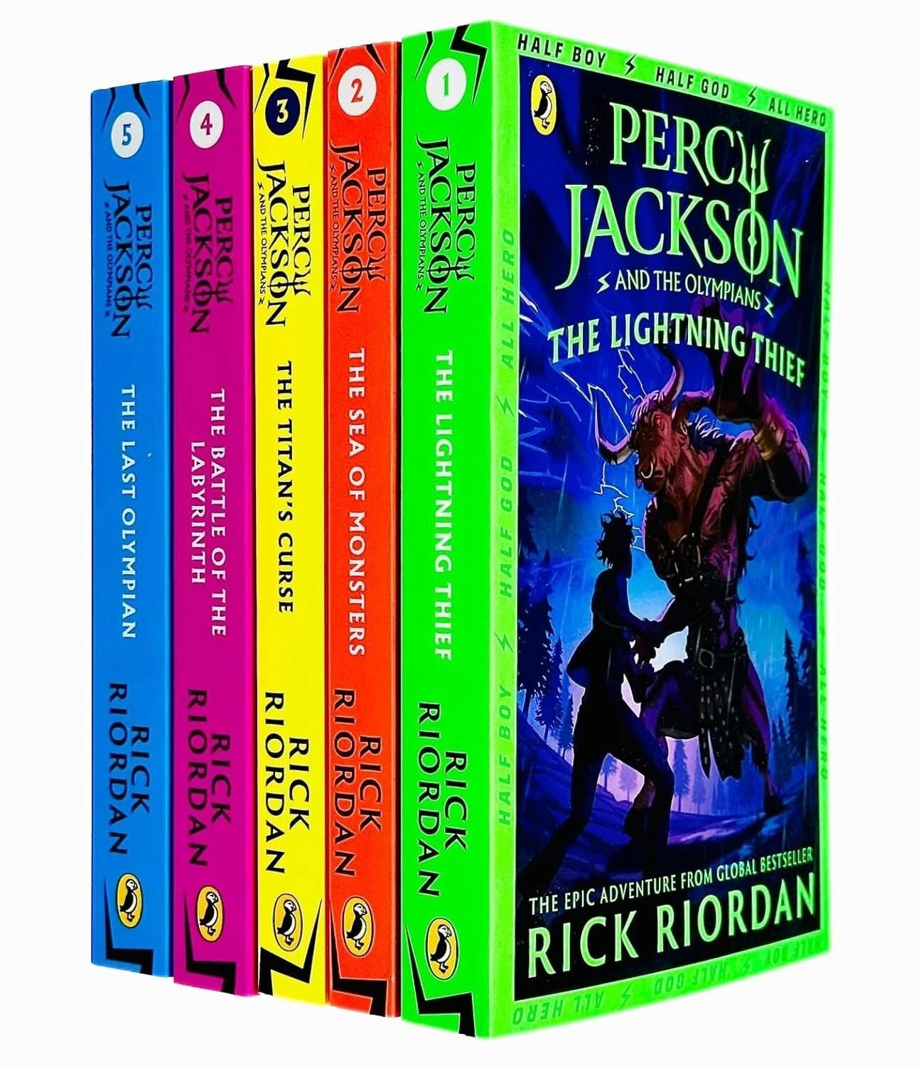 Percy Jackson Unisex And The Olympians Series 5 Books Collection Set - Image 5