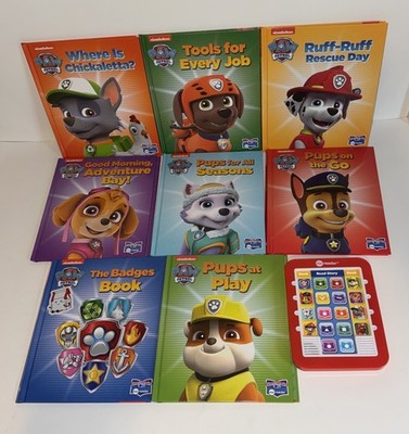 Me Reader Paw Patrol Electric Interactive Toy 8 books Nickelodeon