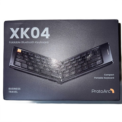 ProtoArc Foldable Compact Keyboard XK04 Portable Bluetooth Keyboard damage box