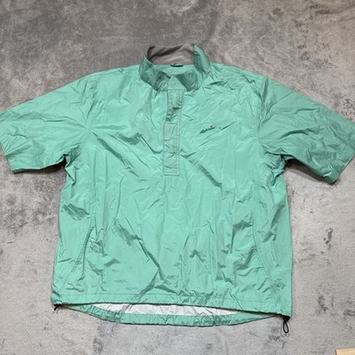 PETER MILLAR Water Resistant Pullover Mens XL Green Fishers Island Golf
