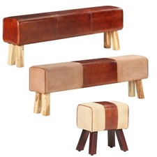 Massivholz Bank Garderobenbank Turnbock-Design Sitzbank Sitzhocker Turnhocker