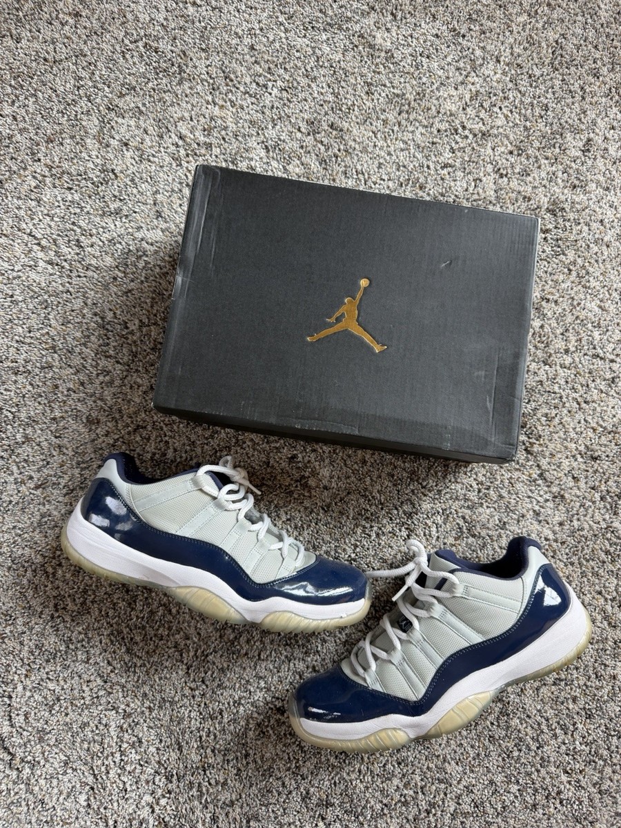 Air Jordan 11 Retro Low Georgetown Men's Sneakers Size 11.5 528895