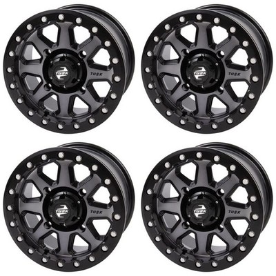 4PK 4/137 Tusk 201-207-00275bde-3b870d-4X Uinta Bdlock Wheel 15x7 4.0+3.0 Gunmet