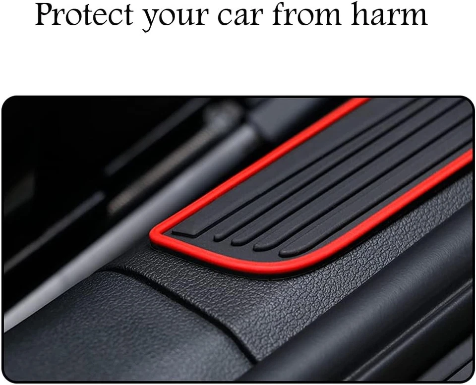 4 PIEZAS Para Nissan Altima Goma Puerta Coche Alféizar Cubiertas Panel Protector Paso Foto 3 de 4