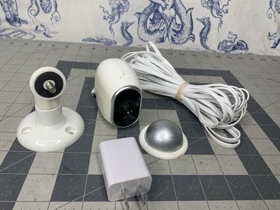 Arlo Camera Single Wireless Indoor/Outdoor Camera VMC3030 w mount And Long Cable