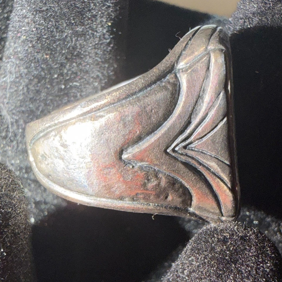 John Varvatos Collection Sterling Silver Dagger Ring Mens Size 11 - Image 2 of 4