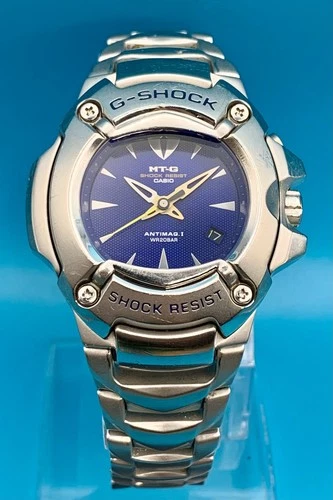 CASIO VINTAGE G-SHOCK MTG-120-2A ScrewBack Steel Bracelet 2001