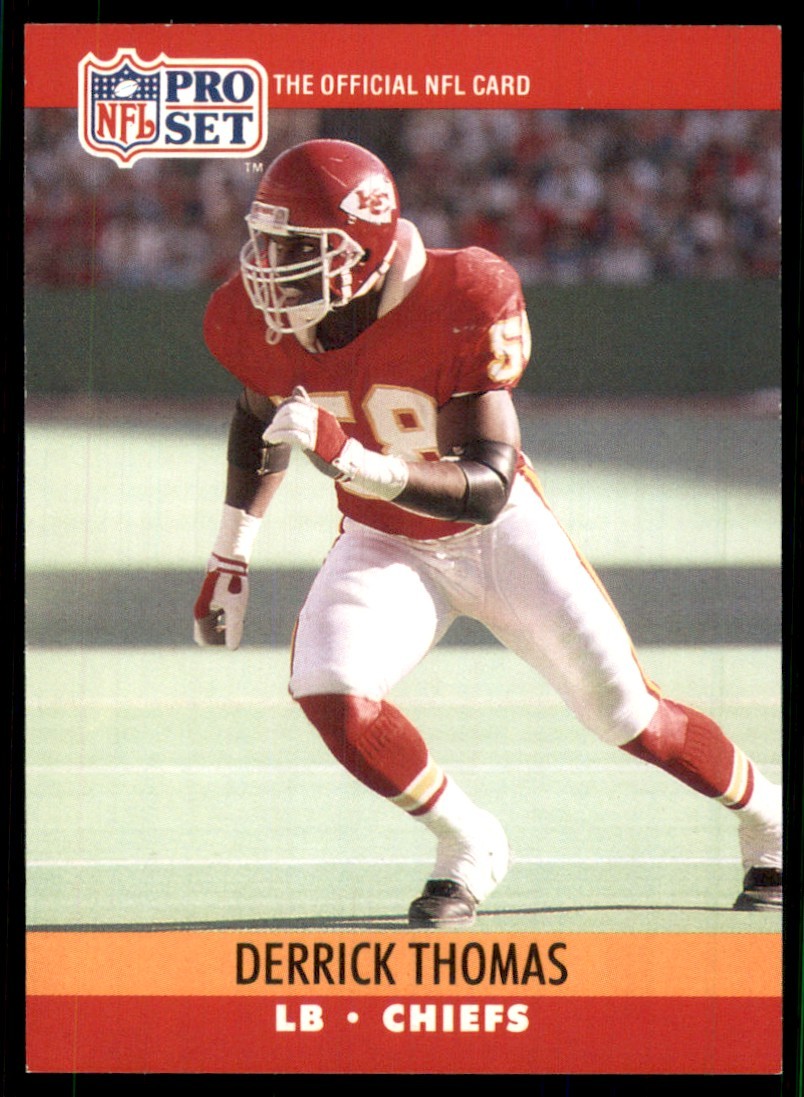 1990 Pro Set Derrick Thomas Kansas City Chiefs #536