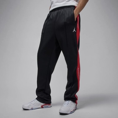Air Jordan Essentials Tracksuit Pants Men s Size Large Black Red HF9341-011