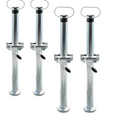 Produktbild - Anhänger Stützen Abstellstützen Anhängerstützen 2 Paar 1000kg 70cm BITUXX