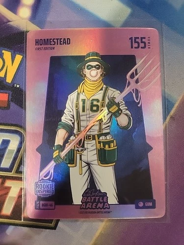 Bo Jackson Battle Arena 2026 Homestead Nick Kurtz Bubble Gum Battle Foil SSP NM