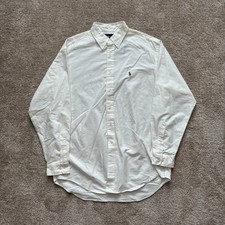 Ralph Lauren Shirt White Size Mens XLarge 16 1/2" Collar