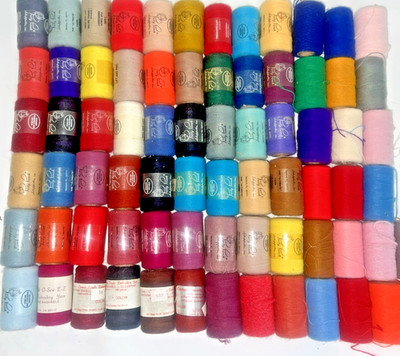 Pretty Punch, PURR-FECT Thread Shoppettes PUNCH Embroidery Yarn Thread LOT OF 74