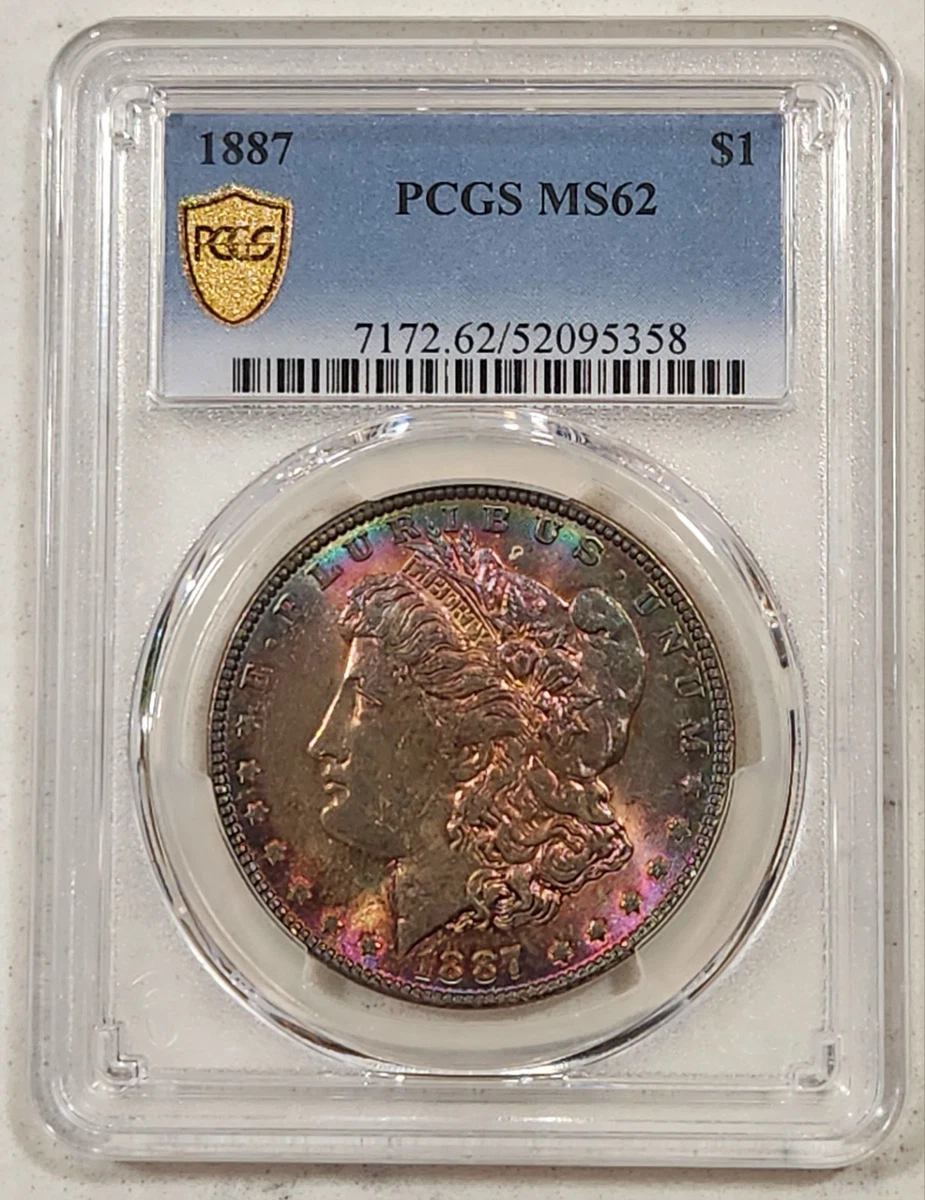 MS 62 Graded 1887 Year Morgan US Dollars (1878-1921) for sale | eBay
