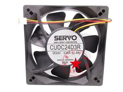 DC   25 CUDC24D3R DC BRUSHLESS 24V 0.06A 1.4W 12CM fan #zc