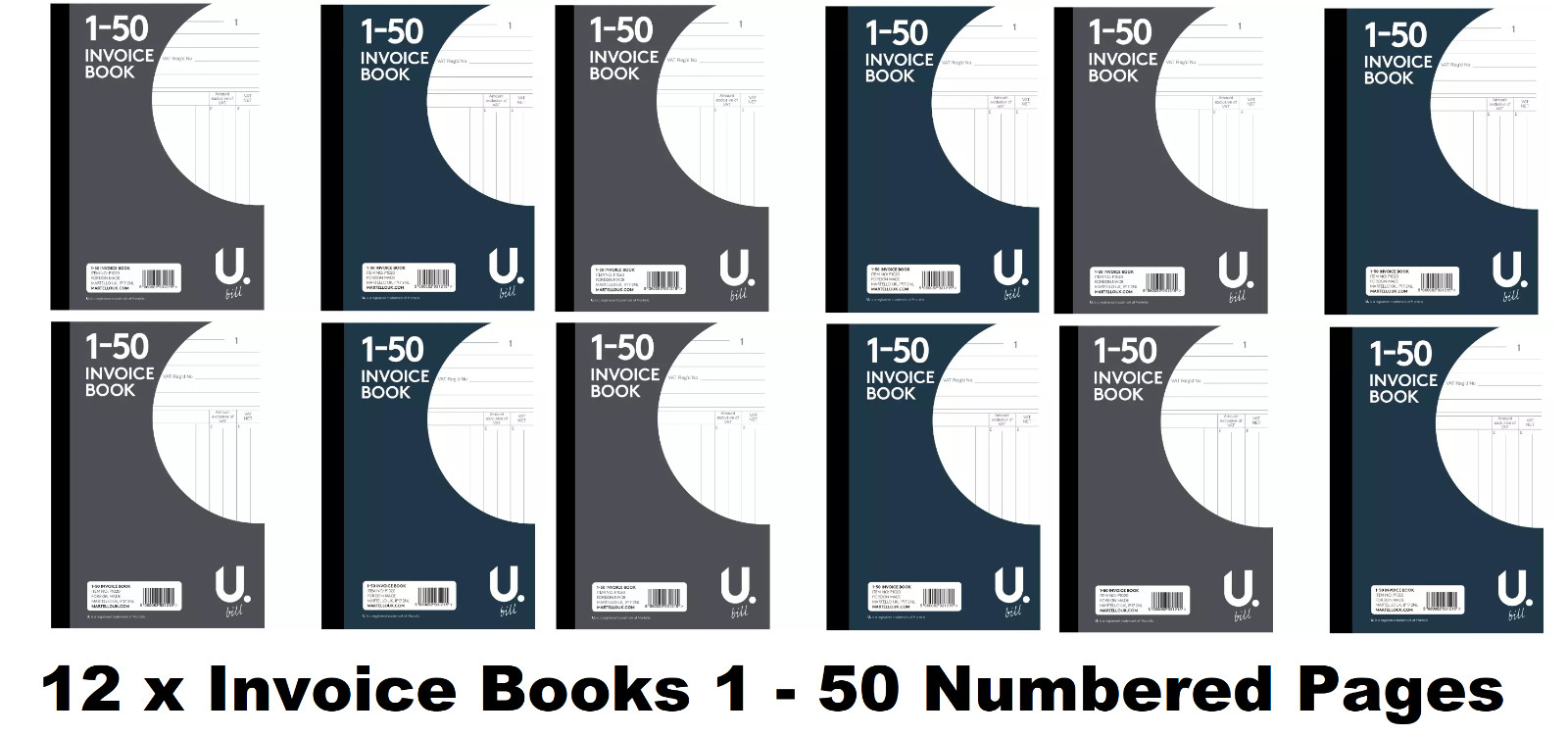 B&Q - 1 70 Invoice Book Assorted 70 Numbered Invoice Pages For Tracking Business Transactions And Records Includes Carbon Sheet Creates - Image 2