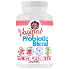 Angry Supplements Vaginal Probiotic Blend for Women pH Balance Odor Control 60ct