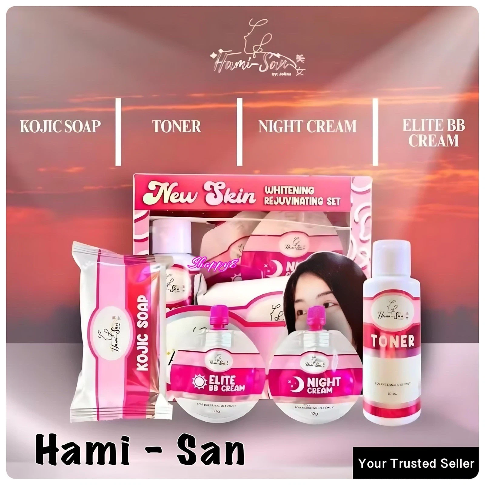 HamiSan New Skin Whitening Rejuvenating Set