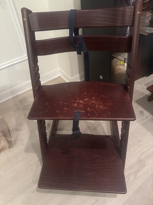 Stokke Tripp Trapp Chair  Mahogany Finish  $175 (Rare Color!) | eBay