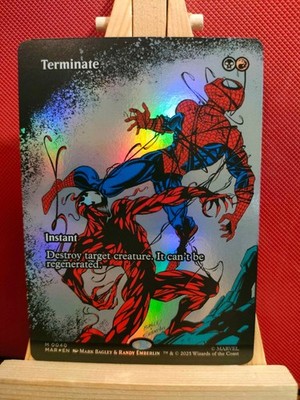 Terminate FOIL (Borderless) - Marvel's Spider-Man - Mythic - NM - MTG