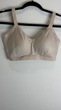 Warners Woman Size Large Seamless Comfort Nude Wireless Bra, NWOT