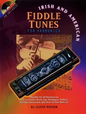 Irish & American Fiddle Tunes for Harmonica Learn to Play Music Lessons Book CD