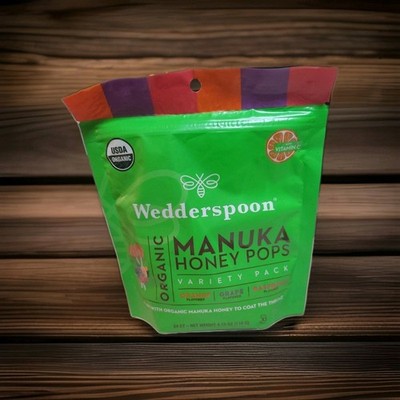 Delicious Variety Pack of 24 Organic Lollipops with Manuka Honey - Wholesome Fun