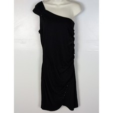 Seraphine NWT Maternity One-Shoulder Little Black Dress