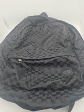  VN00021MBLK Vans Off The Wall Unisex Checkered Black Charcoal Backpack