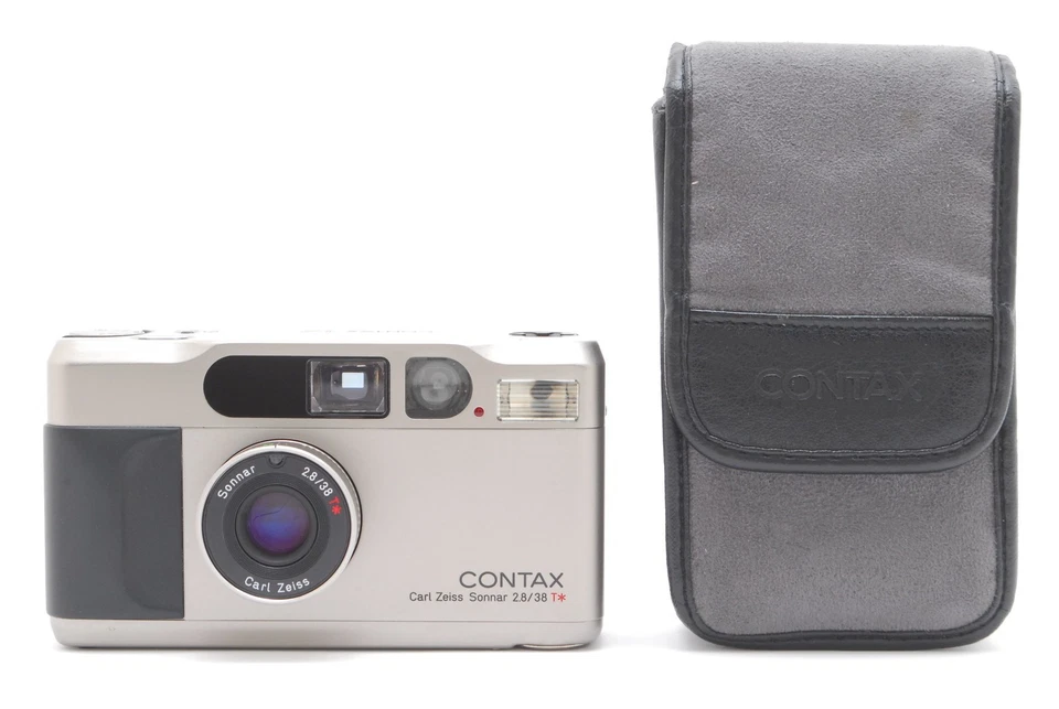 [NEAR MINT] Contax T2 D Silver Titan 35mm Point & Shoot Film Camera from JAPAN - Image 2 of 4