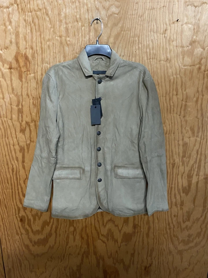 John Varvatos Men's Sand Suede Jacket Size 44 $898 - Image 2 of 4