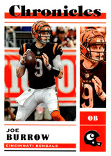 2022 Panini Chronicles #5 Joe Burrow Cincinnati Bengals