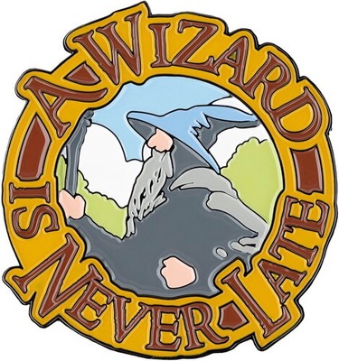 WETA Workshop - The Lord of the Rings Trilogy - A Wizard Is Never Late Enamel Ma