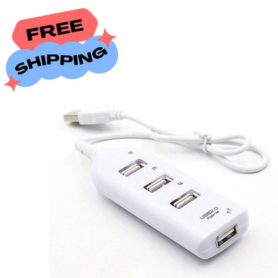 3Pcs USB Hub Splitter Under $5! Yrmaups USB 2.0 Hub Splitter, 3-Port USB Extension Hub For