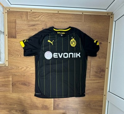 Puma BVB Borussia Dortmund 2014/2016 Away Jersey Kit Sz M Football Shirt Soccer