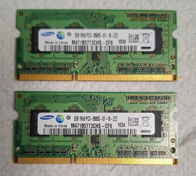 2x Samsung Arbeitsspeicher M471B5773CHS-CF8 2GB(1Rx8)