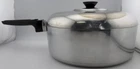 Magnalite Wagner Ware 11.25 inches 28.5CM 4in deep Chicken Fryer & Lid Dbl Spout