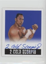 2014 Leaf Originals Wrestling Blue /25 2 Cold Scorpio #2CS Auto