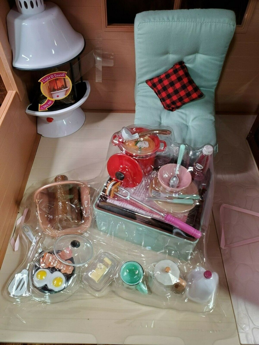 Our Generation Cozy Cabin Dollhouse Playset for 18