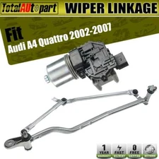 New Windshield Wiper Transmission Linkage w/ Motor for Audi A4 Quattro S4 RS4