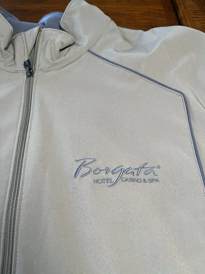 Water Resistant North End Soft Shell Mens Jacket Windbreaker Size XL Khaki - Image 4 of 4