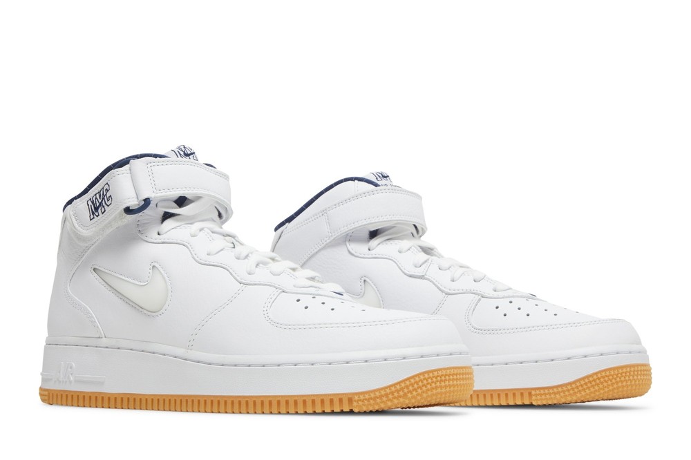 Level SS/New - Nike Air Force 1 Mid Jewel QS NYC - Yankees Men's DH5622-100